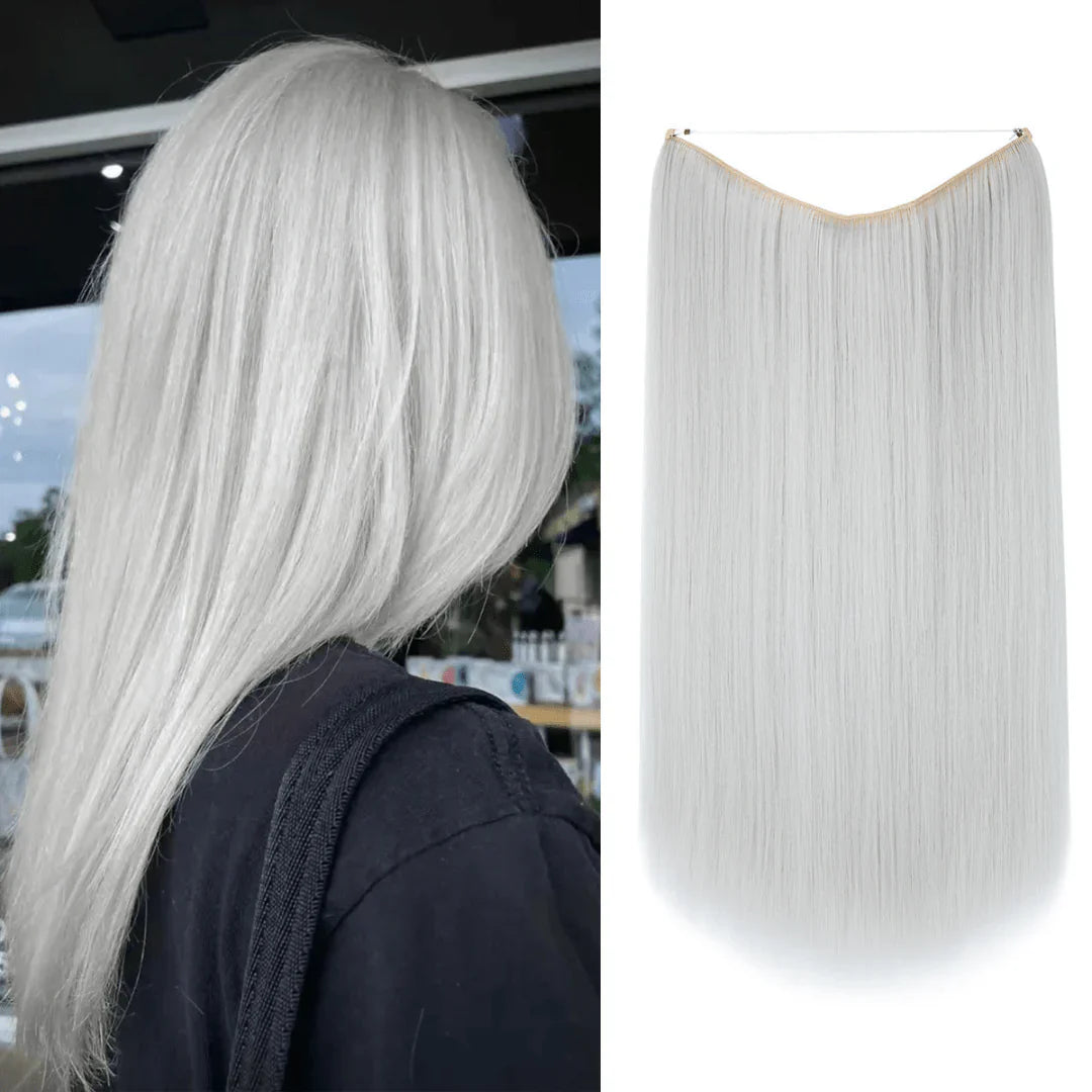 Silver Light Grey Straight (16 Inch)