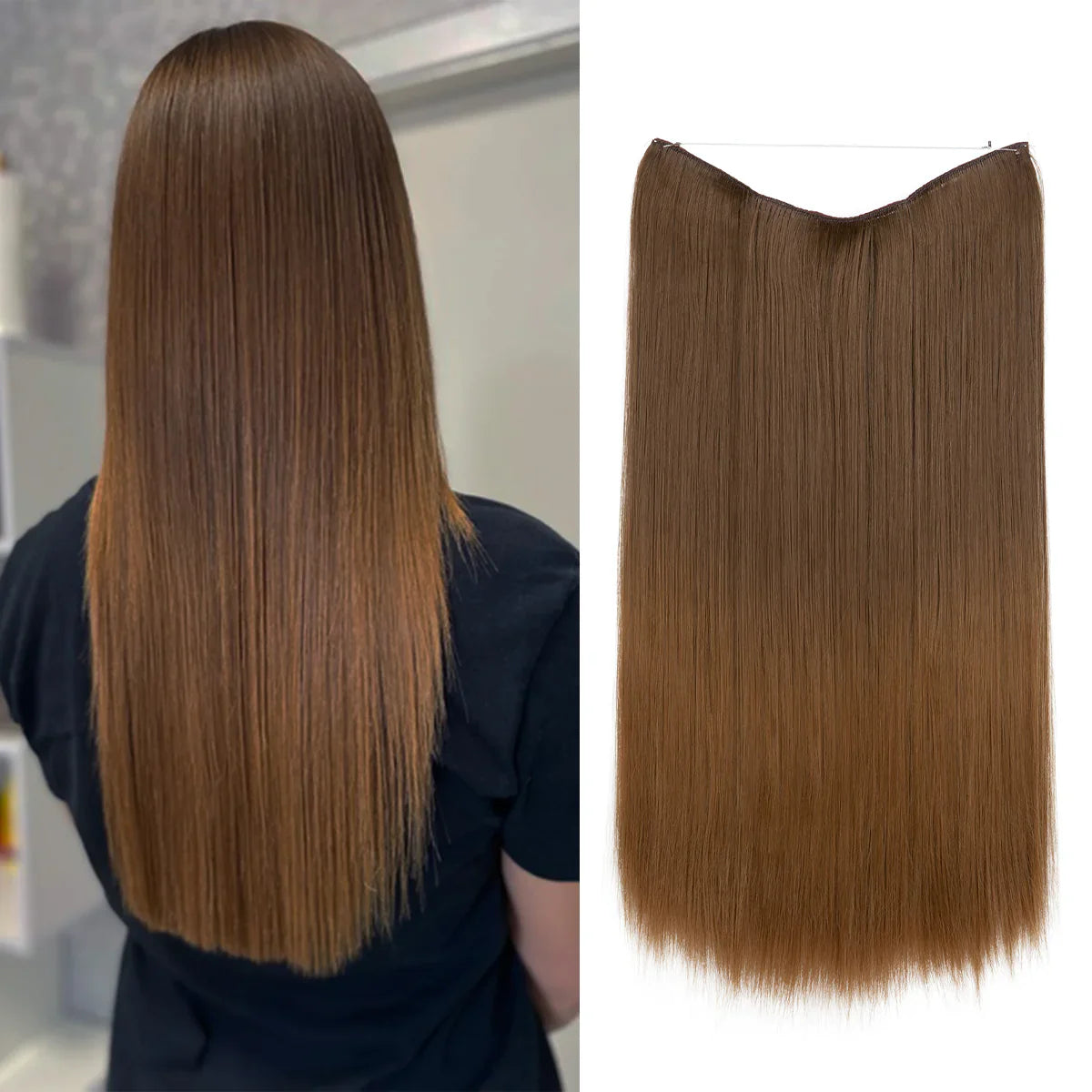 Brown to Golden Straight (14 Inch)