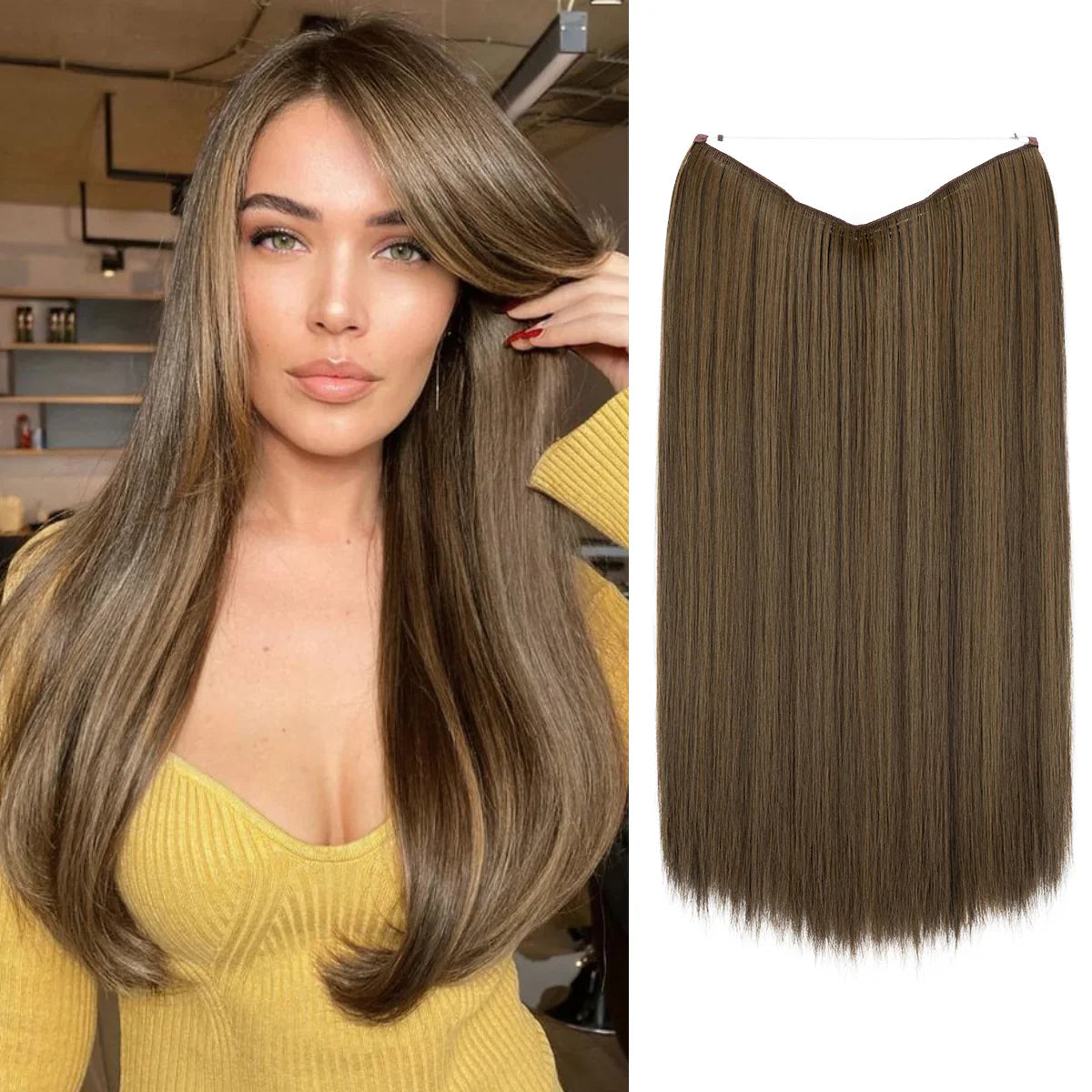 Coffee Brown Straight (22 Inch)