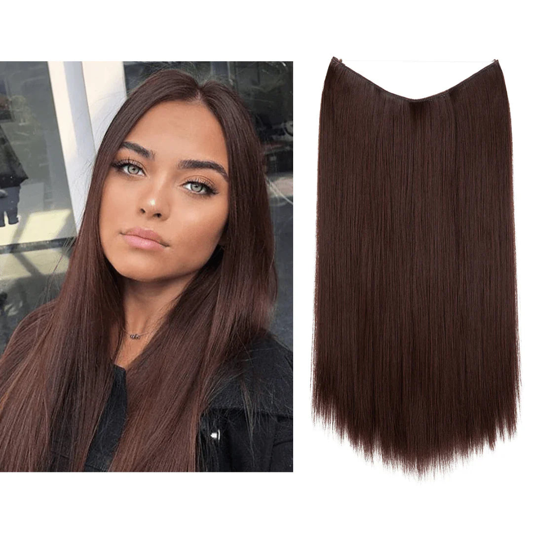 Dark Auburn Straight (18 Inch)