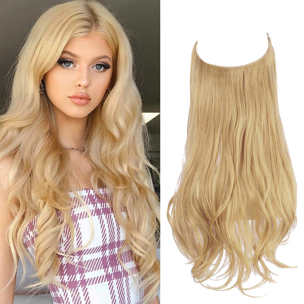 Light Honey Blonde Wavy (16 Inch)