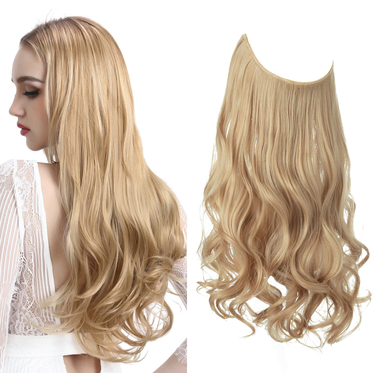 Sandy Blonde Wavy (14 Inch)