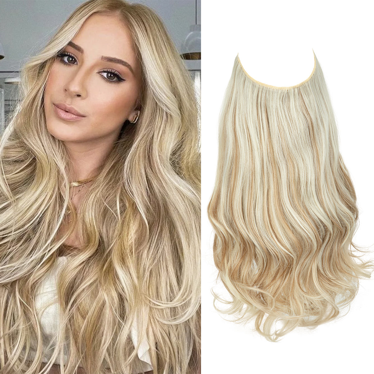 Sunny Blonde Wavy (22 Inch)